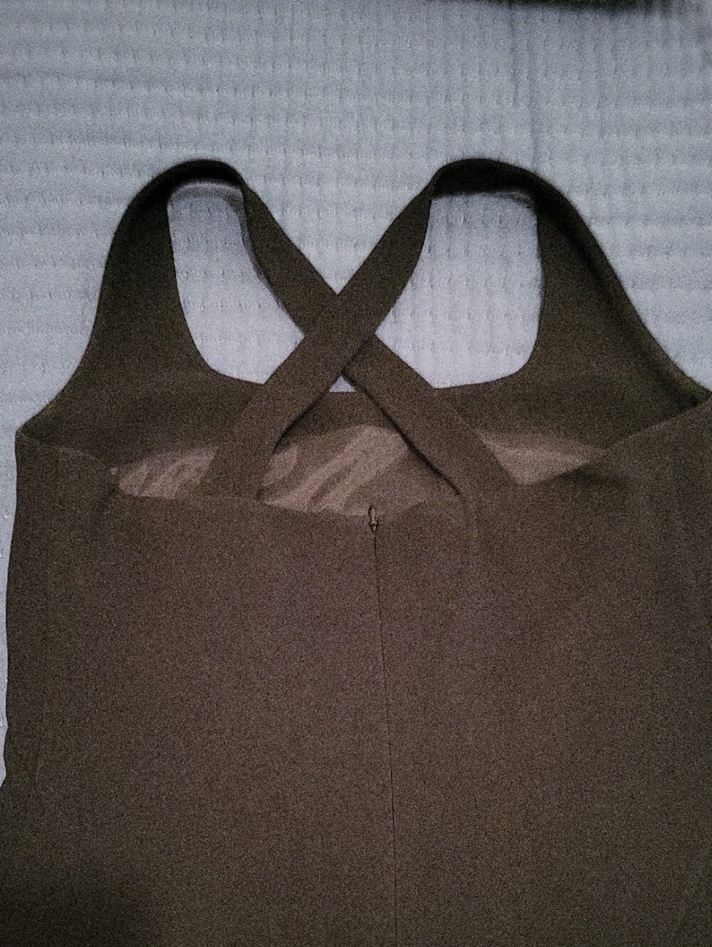 Banana Republic Black Midi Tank Dress, SIZE 10 - Picture 2 of 4